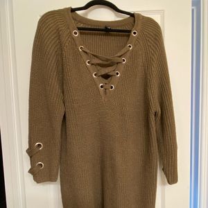 Olive green sweater